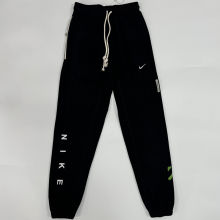 2024/25 Nk~ Black Pure Cotton Sports Trousers Zipper style