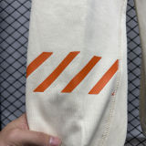 2025 Nk~ Off-White Pure Cotton Sports Trousers Zipper style