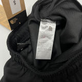 2025 TNF Black Pure Cotton Sports Trousers Zipper style