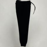 2025 Bird Home Black Cotton sports ankle pants style