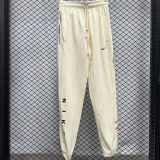 2025 Nk~ Off-White Pure Cotton Sports Trousers Zipper style