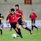 2000 Spain Home Red Retro Soccer Jersey