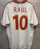 2000 Spain Away White Retro Soccer Jersey