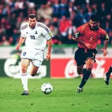2000 Spain Away White Retro Soccer Jersey