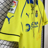 1995/96 Las Palmas Home Yellow Retro Soccer Jersey