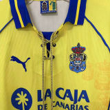 1995/96 Las Palmas Home Yellow Retro Soccer Jersey