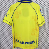 1995/96 Las Palmas Home Yellow Retro Soccer Jersey