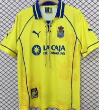 1995/96 Las Palmas Home Yellow Retro Soccer Jersey