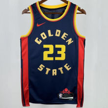 2025 Warriors GREEN #23 City Edition NBA Jerseys