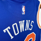 2025 NY Knicks TOWNS #32 Blue City Edition NBA Jerseys
