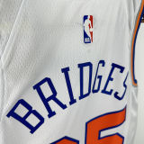 2025 NY Knicks BRIDGES #25 White City Edition NBA Jerseys