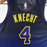 2025 Lakers KNECHT#4 City Edition NBA Jerseys