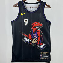 2025 Timberwolves BARRETT #9 Black NBA Jerseys 热压