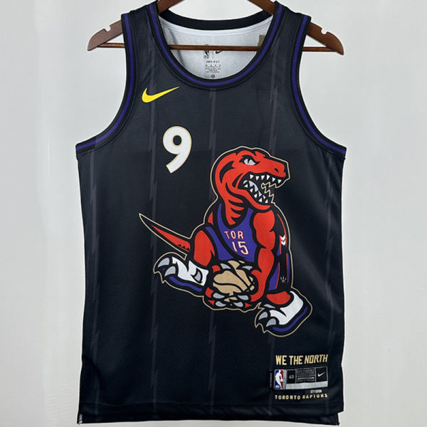 2025 Timberwolves BARRETT #9 Black NBA Jerseys 热压