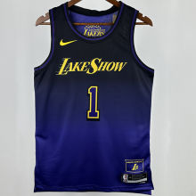 2025 Lakers RUSSELL #1 City Edition NBA Jerseys