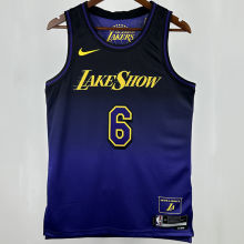 2025 Lakers JAMES #6 City Edition NBA Jerseys