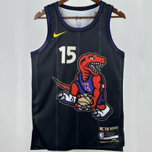 2025 Timberwolves CARTER #15 Black NBA Jerseys 热压