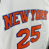 2025 NY Knicks BRIDGES #25 White City Edition NBA Jerseys
