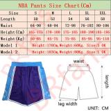 2025 Hornets Blue Training Shorts NBA Pants