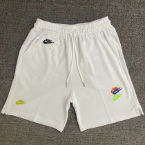 2025 NK White Embroidered Multicolor Logo Casual Short Pants CN02白
