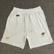 2025 NK White Embroidered Multicolor Logo Casual Short Pants CN02白