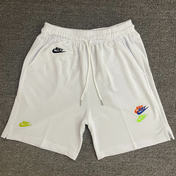 2025 NK White Embroidered Multicolor Logo Casual Short Pants CN02白