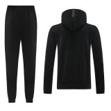 2025 Nk~ Black Zipper Jacket Tracksuit