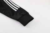 2025 M Utd Black Zipper Jacket Tracksuit