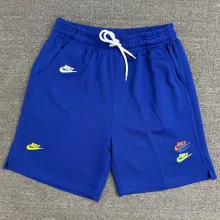 2025 NK Blue Embroidered Multicolor Logo Casual Short Pants CN02深彩蓝