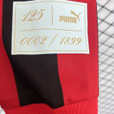 2025 AC Milan 125Th Limited Edition Long Sleeve Fans Soccer Jersey 限量版 有钮扣