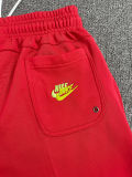 2025 NK Red Embroidered Multicolor Logo Casual Short Pants CN02大红