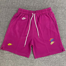 2025 NK Purple Embroidered Multicolor Logo Casual Short Pants CN02紫