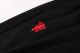 2025 M Utd Black Zipper Jacket Tracksuit