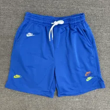 2025 NK Fancy blue Embroidered Multicolor Logo Casual Short Pants CN02浅彩蓝