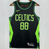 2025 Celtics QUETA #88 Black City Edition NBA Jerseys