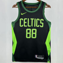 2025 Celtics QUETA #88 Black City Edition NBA Jerseys