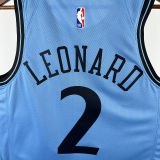 2025 Clippers LEONARD #2 Blue NBA Jerseys