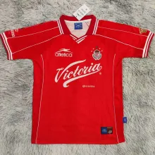 1999/2000 Deportivo Toluca Home Red Retro Soccer Jersey 托卢卡