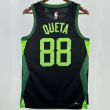 2025 Celtics QUETA #88 Black City Edition NBA Jerseys