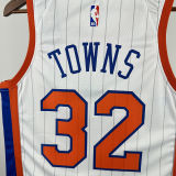 2025 NY Knicks TOWNS #32 White City Edition NBA Jerseys