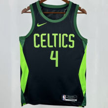 2025 Celtics HOLIDAY #4 Black City Edition NBA Jerseys