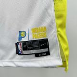 2025 Pacers HALIBURTON #0 White City Edition NBA Jerseys