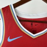 2025 Grizzlies KAWAMURA #17 Red City Edition NBA Jerseys Hot Pressed