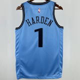 2025 Clippers HARDEN #1 Blue NBA Jerseys