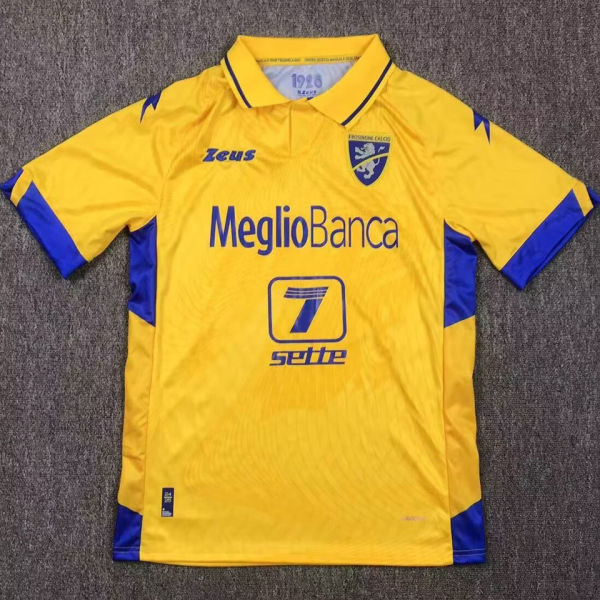 2024/25 Frosinone Home Yellow Fans Soccer Jersey 佛罗西诺内
