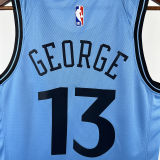 2025 Clippers GEORGE #13 Blue NBA Jerseys