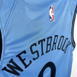 2025 Clippers WESTBROOK #0 Blue NBA Jerseys