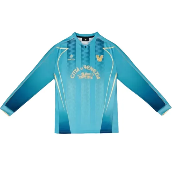 2024/25 Venezia FC Third Blue Fans Long Sleeve Soccer Jersey