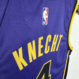 2025 Lakers KNECHT#4 City Edition NBA Jerseys