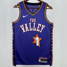 2025 Suns BOOKER #1 Purple City Edition NBA Jerseys